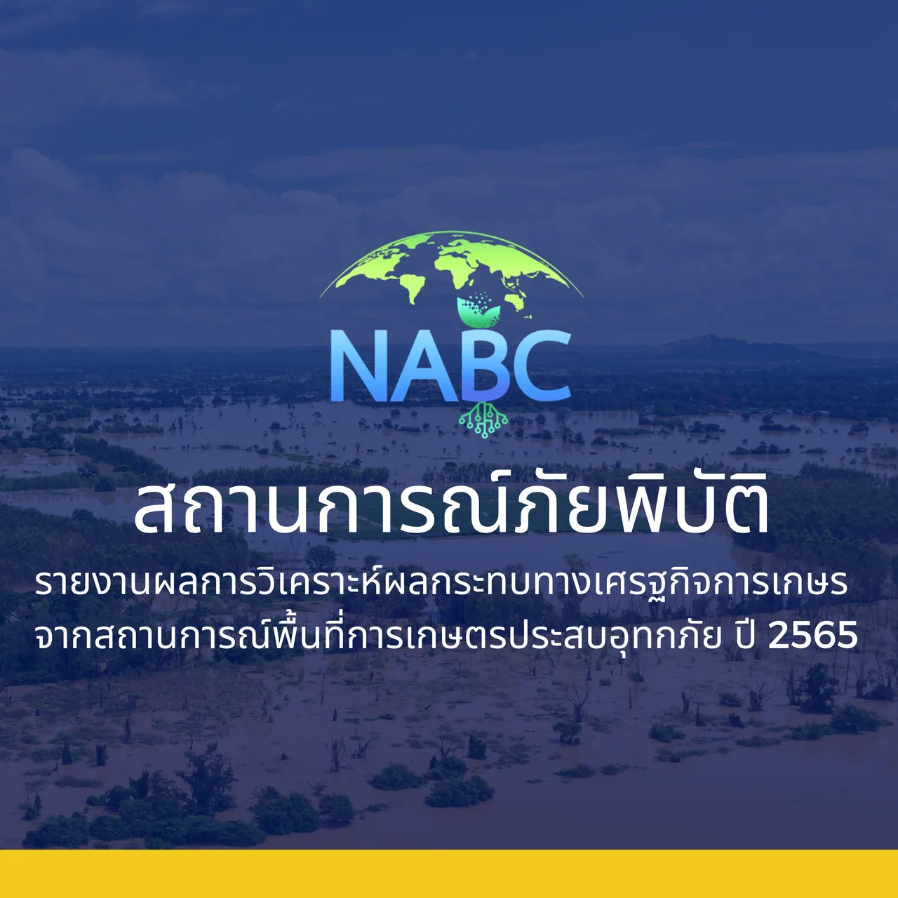 รายงานผลการวิเคราะห์ผลกระทบทางเศรฐกิจการเกษร จากสถานการณ์พื้นที่การเกษตรประสบอุทกภัย ปี 2565