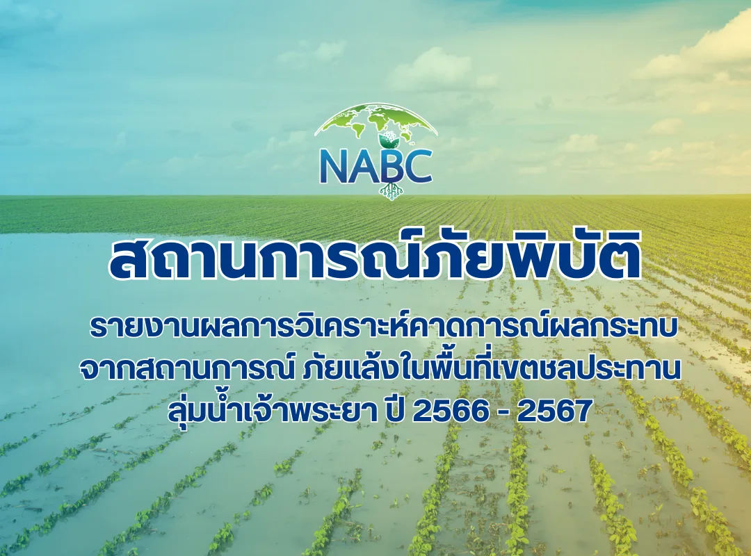 รายงานผลการวิเคราะห์คาดการณ์ผลกระทบจากสถานการณ์ ภัยแล้งในพื้นที่เขตชลประทานลุ่มน้ำเจ้าพระยา ปี 2566 - 2567